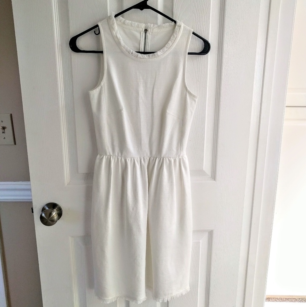 White Fringe Dress- Discounted Shipping!